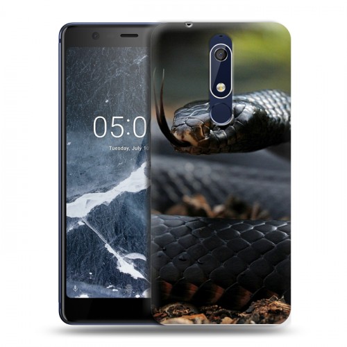 Дизайнерский пластиковый чехол для Nokia 5.1 Змеи