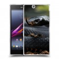 Дизайнерский пластиковый чехол для Sony Xperia Z Ultra  Змеи