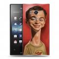 Дизайнерский пластиковый чехол для Sony Xperia acro S Теория большого взрыва