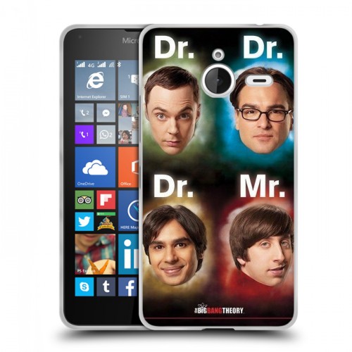 Дизайнерский пластиковый чехол для Microsoft Lumia 640 XL Теория большого взрыва