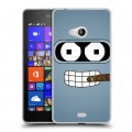 Дизайнерский пластиковый чехол для Microsoft Lumia 540 Футурама