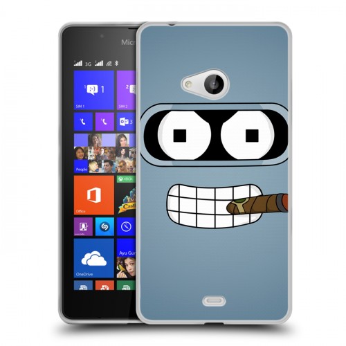 Дизайнерский пластиковый чехол для Microsoft Lumia 540 Футурама