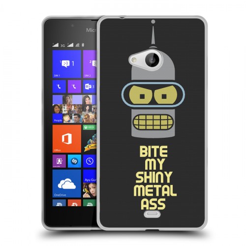 Дизайнерский пластиковый чехол для Microsoft Lumia 540 Футурама