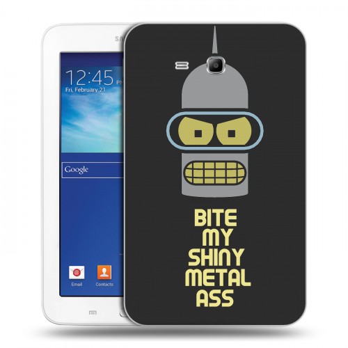 Дизайнерский силиконовый чехол для Samsung Galaxy Tab 3 Lite Футурама