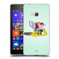 Дизайнерский пластиковый чехол для Microsoft Lumia 540 Футурама