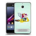 Дизайнерский силиконовый чехол для Sony Xperia E1 Футурама