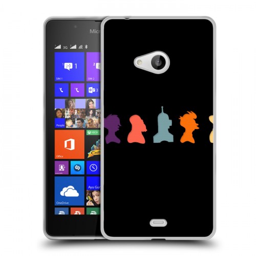 Дизайнерский пластиковый чехол для Microsoft Lumia 540 Футурама