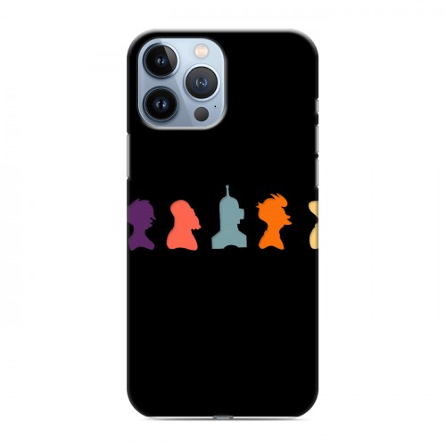 Дизайнерский силиконовый чехол для Iphone 13 Pro Max Футурама