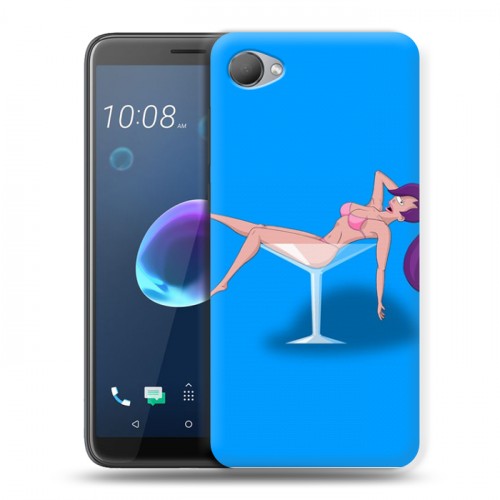 Дизайнерский пластиковый чехол для HTC Desire 12 Футурама