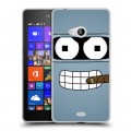 Дизайнерский пластиковый чехол для Microsoft Lumia 540 Футурама