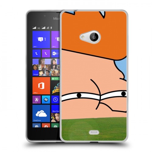 Дизайнерский пластиковый чехол для Microsoft Lumia 540 Футурама