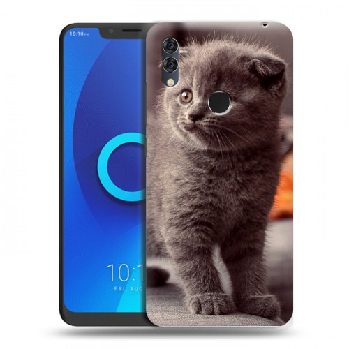 Дизайнерский силиконовый чехол для Alcatel 5V Котята