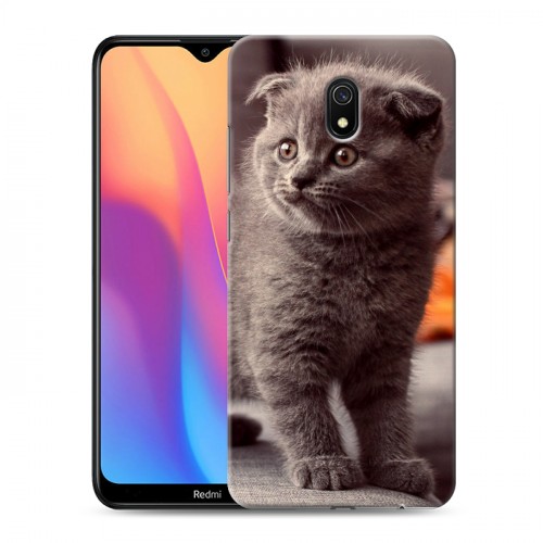 Дизайнерский силиконовый с усиленными углами чехол для Xiaomi RedMi 8A Котята