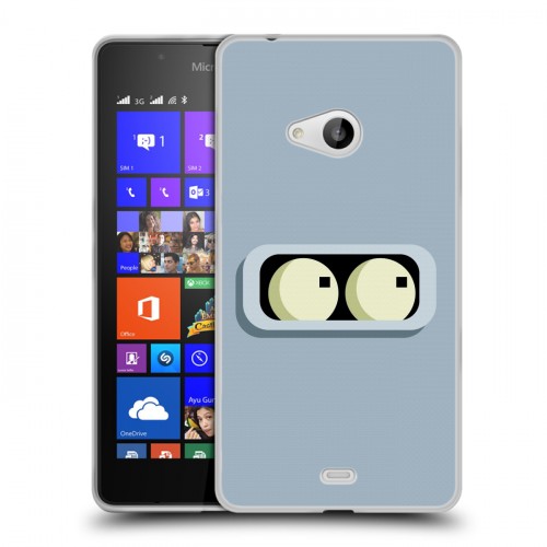 Дизайнерский пластиковый чехол для Microsoft Lumia 540 Футурама