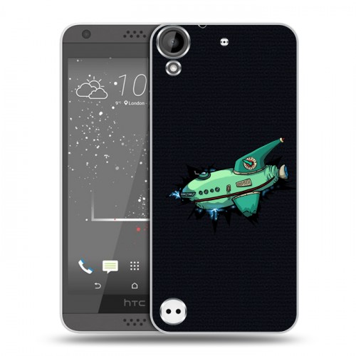 Дизайнерский пластиковый чехол для HTC Desire 530 Футурама