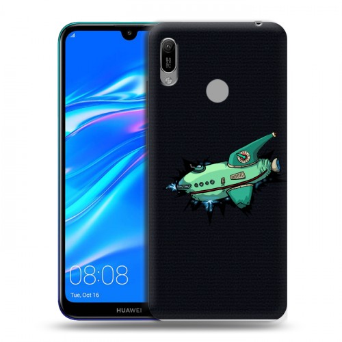 Дизайнерский пластиковый чехол для Huawei Y6 (2019) Футурама