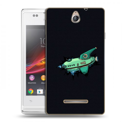 Дизайнерский пластиковый чехол для Sony Xperia E Футурама