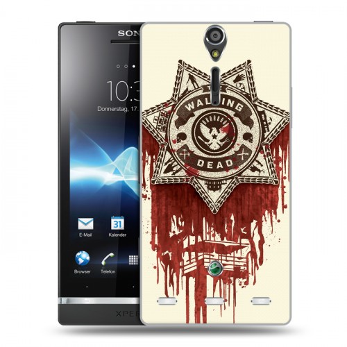 Дизайнерский пластиковый чехол для Sony Xperia S Ходячие мертвецы