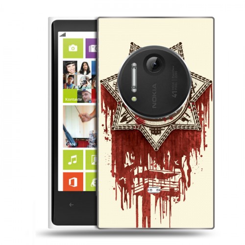 Дизайнерский пластиковый чехол для Nokia Lumia 1020 Ходячие мертвецы