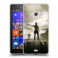 Дизайнерский пластиковый чехол для Microsoft Lumia 540 Ходячие мертвецы