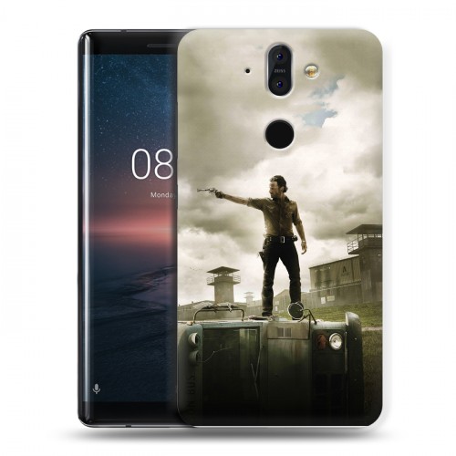 Дизайнерский пластиковый чехол для Nokia 8 Sirocco Ходячие мертвецы