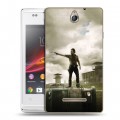 Дизайнерский пластиковый чехол для Sony Xperia E Ходячие мертвецы