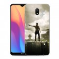 Дизайнерский силиконовый с усиленными углами чехол для Xiaomi RedMi 8A Ходячие мертвецы