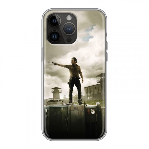 Дизайнерский силиконовый чехол для Iphone 14 Pro Max Ходячие мертвецы