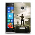 Дизайнерский пластиковый чехол для Microsoft Lumia 435 Ходячие мертвецы