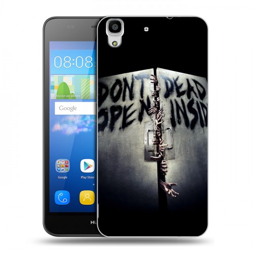 Дизайнерский пластиковый чехол для Huawei Y6 Ходячие мертвецы