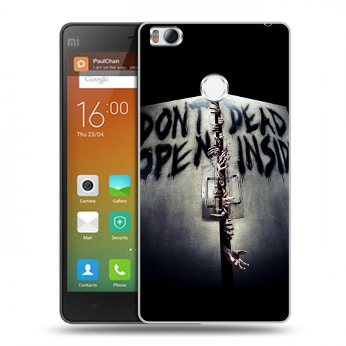 Дизайнерский силиконовый чехол для Xiaomi Mi4S Ходячие мертвецы