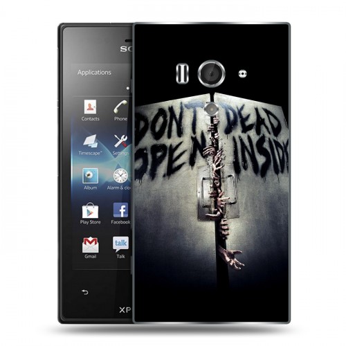 Дизайнерский пластиковый чехол для Sony Xperia acro S Ходячие мертвецы