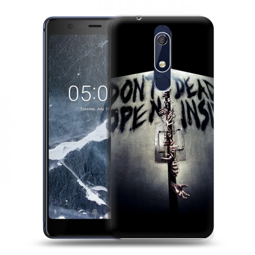 Дизайнерский пластиковый чехол для Nokia 5.1 Ходячие мертвецы