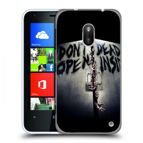 Дизайнерский пластиковый чехол для Nokia Lumia 620 Ходячие мертвецы