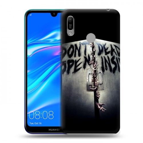 Дизайнерский пластиковый чехол для Huawei Y6 (2019) Ходячие мертвецы