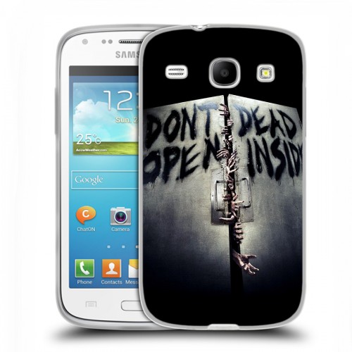 Дизайнерский пластиковый чехол для Samsung Galaxy Core Ходячие мертвецы