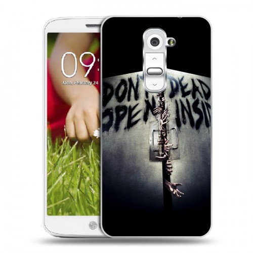 Дизайнерский пластиковый чехол для LG Optimus G2 mini Ходячие мертвецы