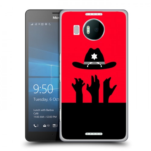 Дизайнерский пластиковый чехол для Microsoft Lumia 950 XL Ходячие мертвецы