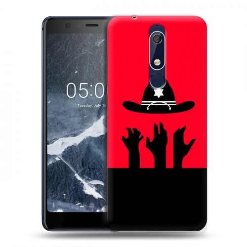 Дизайнерский пластиковый чехол для Nokia 5.1 Ходячие мертвецы