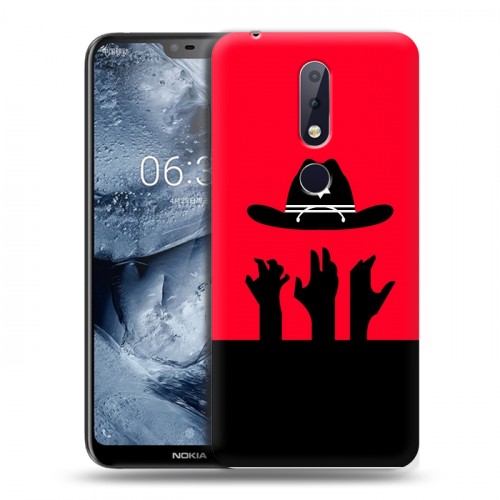 Дизайнерский пластиковый чехол для Nokia 6.1 Plus Ходячие мертвецы