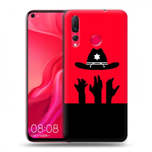 Дизайнерский пластиковый чехол для Huawei Nova 4 Ходячие мертвецы