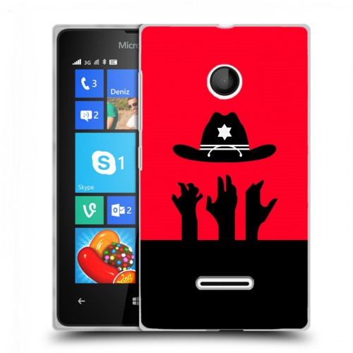 Дизайнерский пластиковый чехол для Microsoft Lumia 435 Ходячие мертвецы