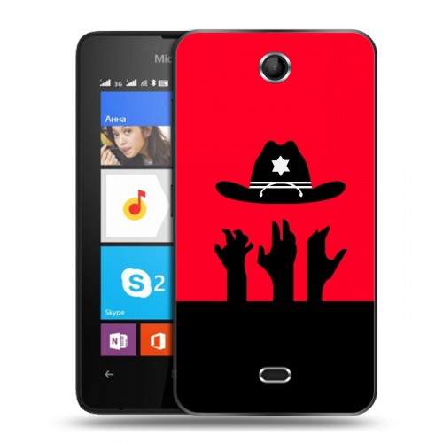 Дизайнерский силиконовый чехол для Microsoft Lumia 430 Dual SIM Ходячие мертвецы