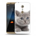 Дизайнерский пластиковый чехол для ZTE Axon 7 Котята