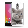 Дизайнерский пластиковый чехол для Lenovo K6 Котята