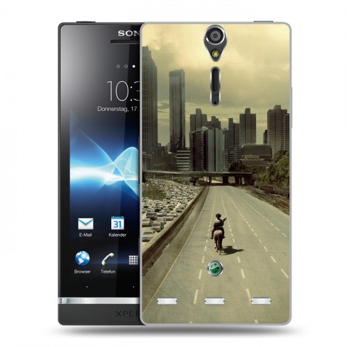 Дизайнерский пластиковый чехол для Sony Xperia S Ходячие мертвецы