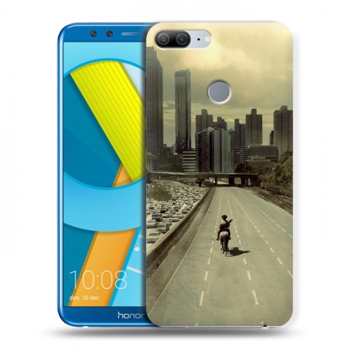 Дизайнерский пластиковый чехол для Huawei Honor 9 Lite Ходячие мертвецы