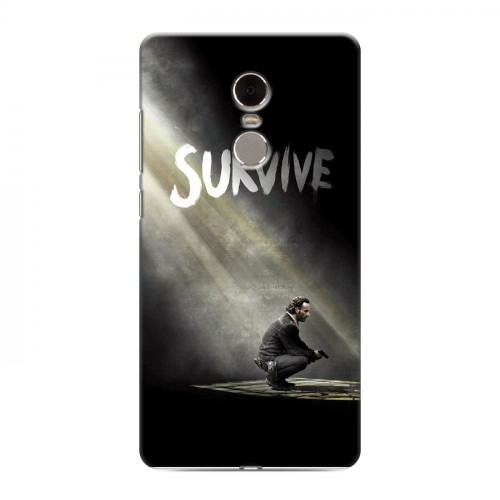 Дизайнерский силиконовый чехол для Xiaomi RedMi Note 4 Ходячие мертвецы
