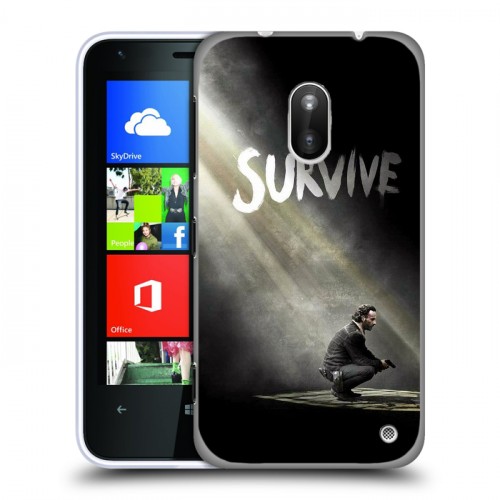 Дизайнерский пластиковый чехол для Nokia Lumia 620 Ходячие мертвецы