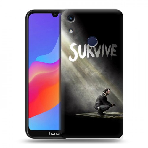 Дизайнерский пластиковый чехол для Huawei Honor 8A Ходячие мертвецы